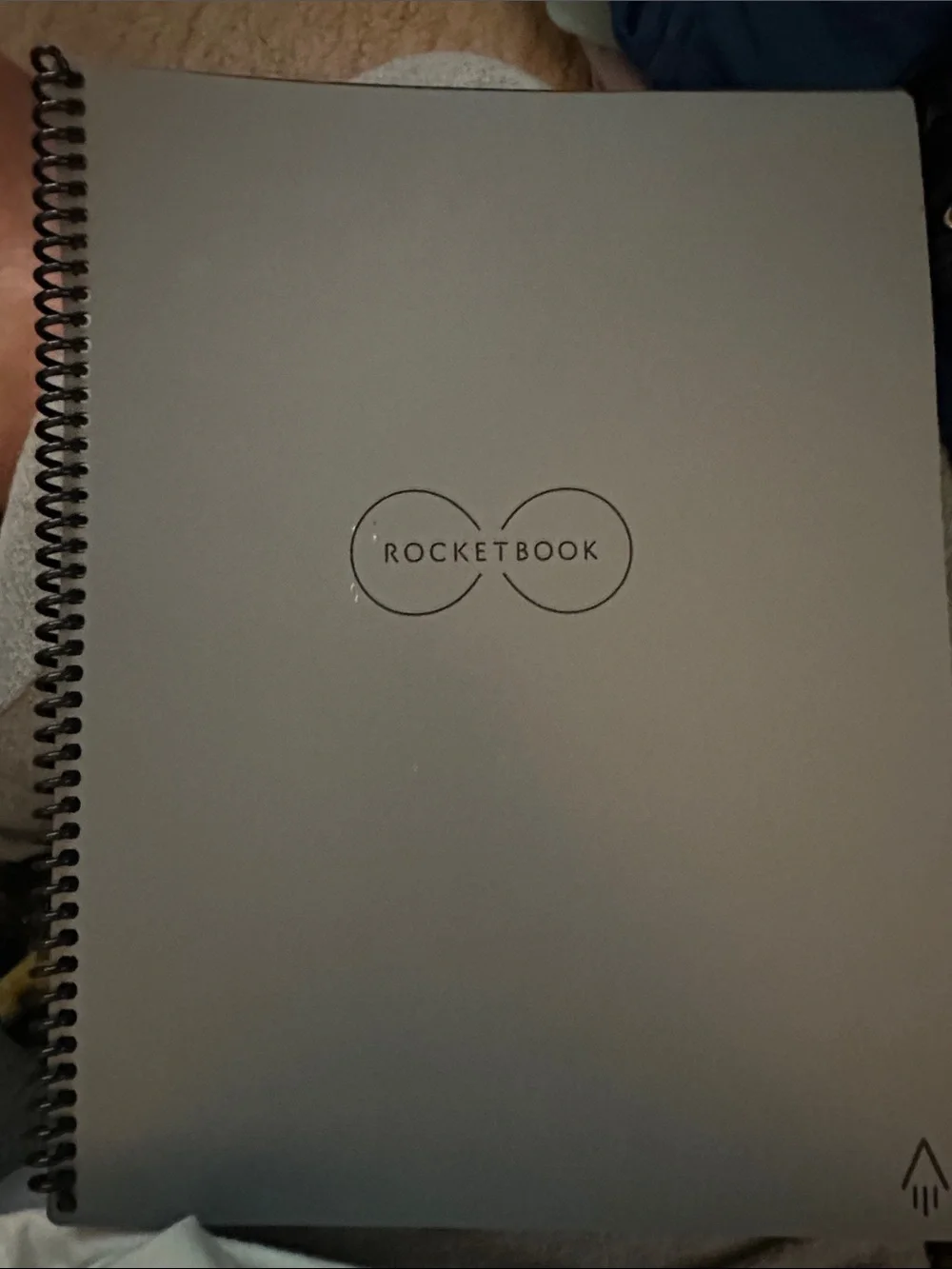 Rocketbook Smart Reusable Notebook - Charcoal Gray Spiral